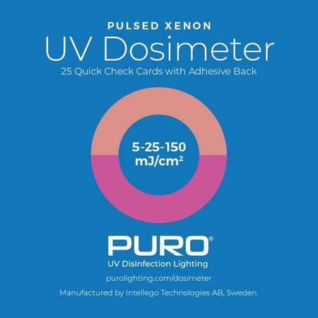 PURO Dosimeter Card, High Dose, 25PK DC-P-HD-25
